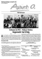 Oberhausener Beilage zur Avanti 246, Juli/August 2016 Oberhausener Beilage zur Avanti 246, Juli/August 2016