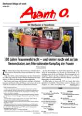 Oberhausener Beilage zur Avanti, März 2018. Oberhausener Beilage zur Avanti, März 2018.