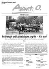 Oberhausener Beilage zur Avanti, Mai 2017. Oberhausener Beilage zur Avanti, Mai 2017.