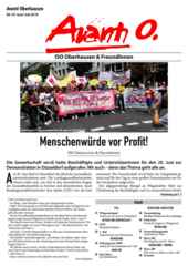 Die aktuelle Avanti O. Juni/Juli 2018. Die aktuelle Avanti O. Juni/Juli 2018.