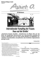 Oberhausener Beilage zur Avanti, März 2017. Oberhausener Beilage zur Avanti, März 2017.