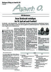 Oberhausener Beilage zur Avanti 232, April 2015 Oberhausener Beilage zur Avanti 232, April 2015