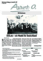 Oberhausener Beilage zur Avanti 237, Oktober 2015 Oberhausener Beilage zur Avanti 237, Oktober 2015