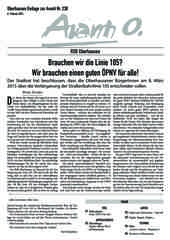 Oberhausener Beilage zur Avanti 230, Februar 2015 Oberhausener Beilage zur Avanti 230, Februar 2015