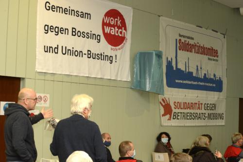 Plenumsdiskussion auf der Konferenz am 17. Oktober 2020 in Mannheim. Foto: helmut-roos@web.de.